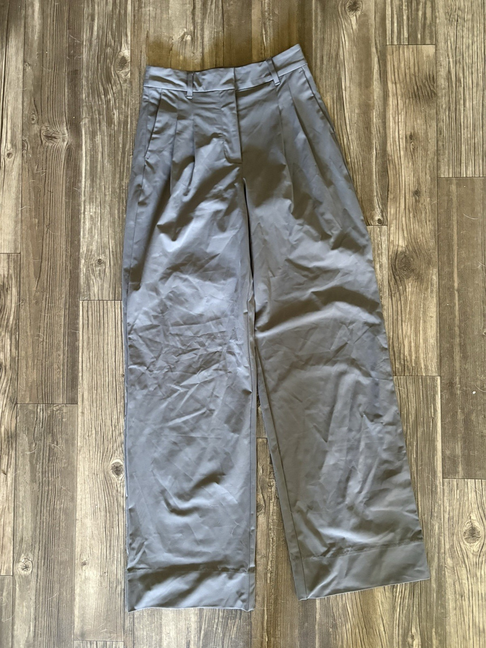 Rhone Horizon Easy Trouser Women's 4 Slate Gray Pleated Dress Pants Work Travel